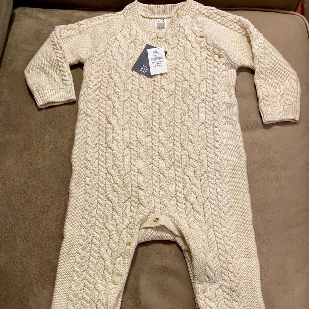 Baby Gap Knit Bunting 100% Cotton NWT